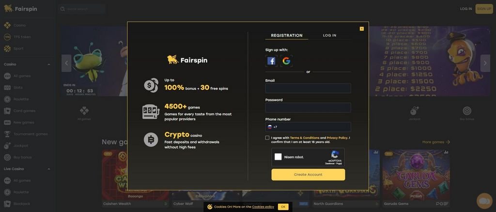 Fairspin Gambling Enterprise Review 2026